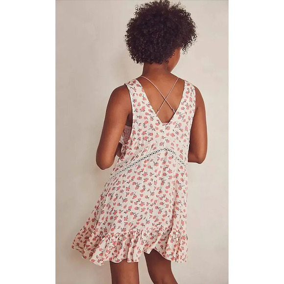 Free people Let It Happen Mini Slip Dress NWT Size Small - Picture 4 of 6